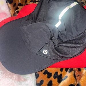 lululemon athletica Black Performance Hat with Inner Tag